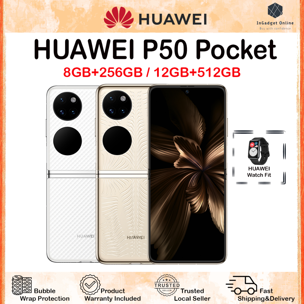 Huawei P50 Pocket (8GB+256GB)/(12GB+512GB) Original Huawei Malaysia ...
