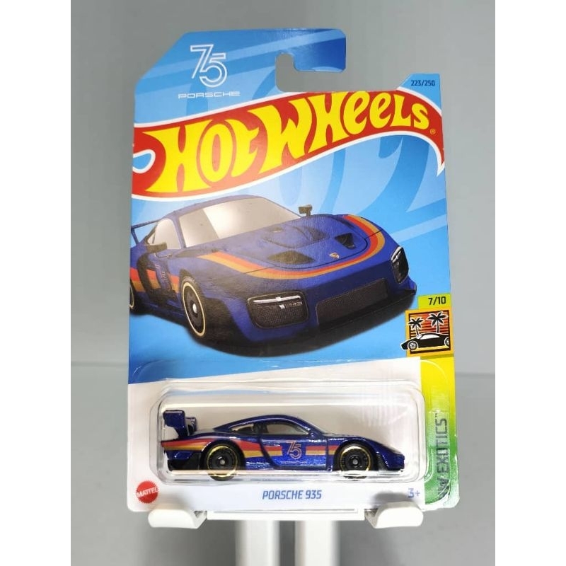 Hot Wheels Porsche 935 Blue 75th Porsche 223 250 2023 HW EXOTICS