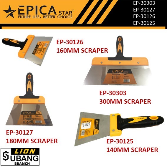 EPICA STAR SCRAPER EP-30303 180MM / EP-30127 180MM / EP-30126 160MM ...
