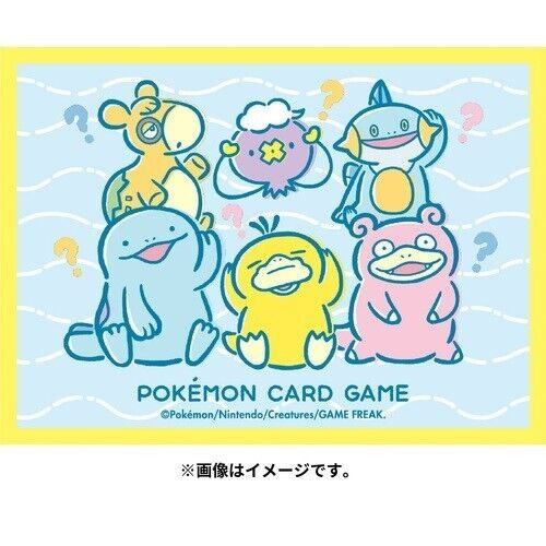 psyduck card sleeves Pokemon Team Yellow Sleeves 64 Pokemon Center 9.2×6.6×0.02 cm Misty & Psyduck Individual Card