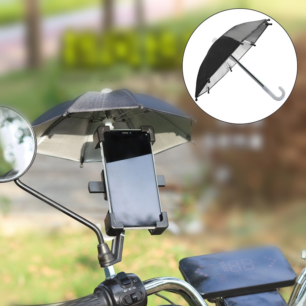 Phone Umbrella Waterproof Mini Umbrella for Motorcycle Umbrella Small