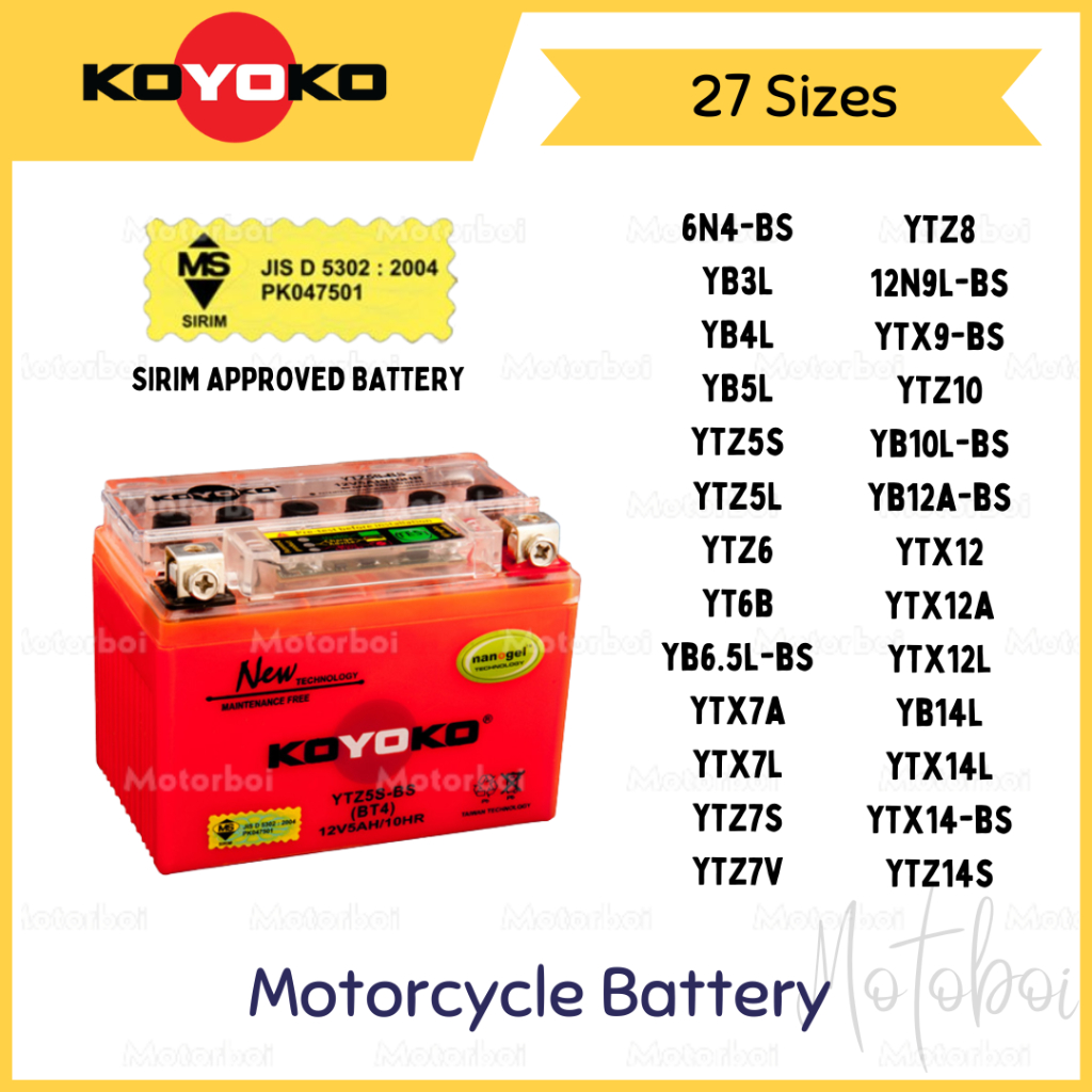 Battery deals motor ex5