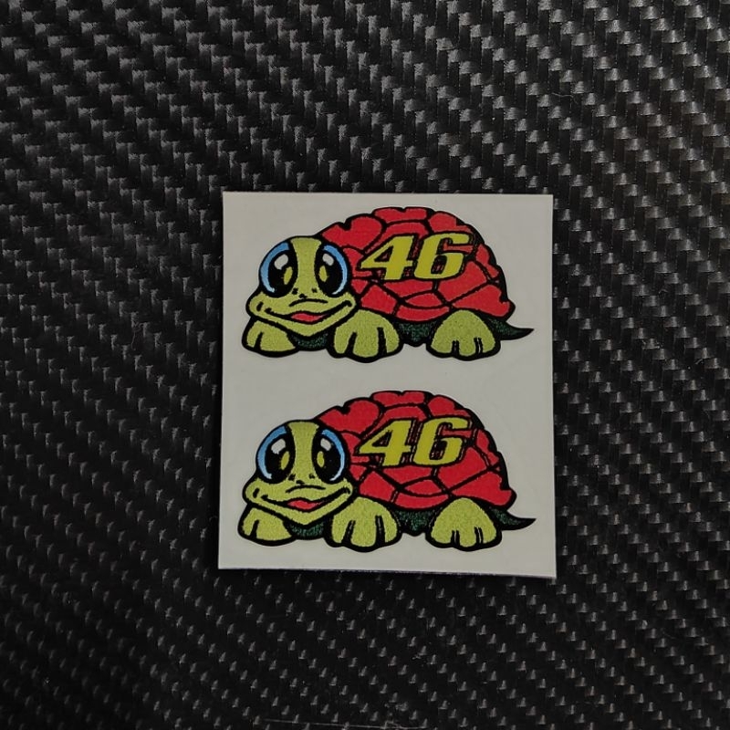 Stiker Valentino Rossi The Doctor VR 46 Turtle Mugello Italy Motogp ...