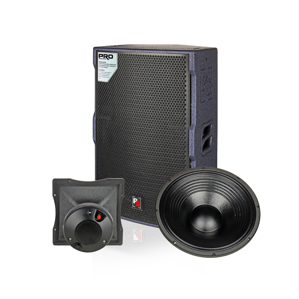 ( SEBIJI ) PS Pro Sound TT15M-II Loud Speaker Wooden 1000W 15" Solid ...