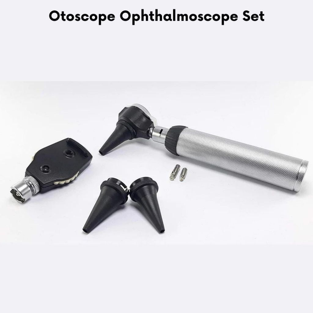 2in1 Fiber Optic Otoscope And Ophthalmoscope Set ENT Diagnostic Set