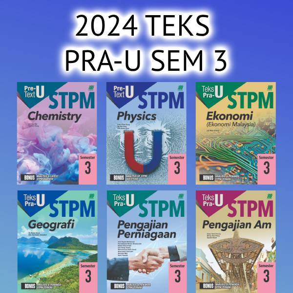 BUKU LATIHAN/KERJA 2024 TEKS PRA-U STPM SEMESTER 3 | Shopee Malaysia