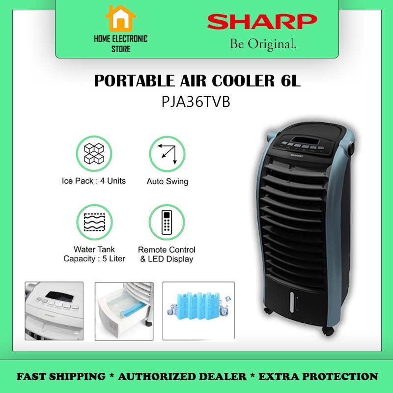 Sharp Air Cooler 6L Portable Aircooler PJA36TVB SHP-PJA36TVB | Shopee ...