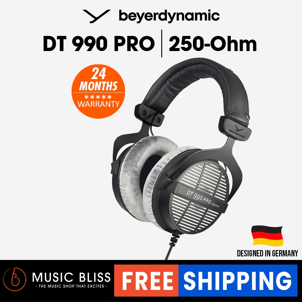 Beyerdynamic DT 990 PRO 250 Ohm OverEar Studio Headphones. Open