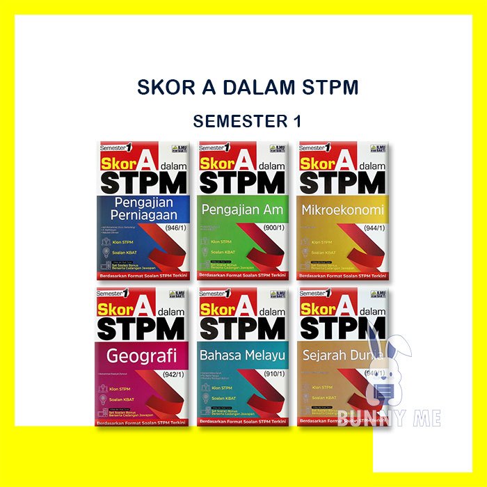 [bunny] 2023 Buku Latihan Skor A Dalam Stpm Semester 1 Ilmu Bakti