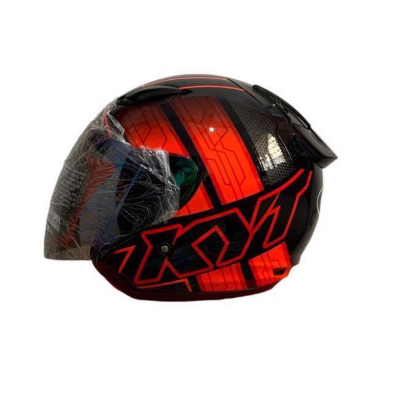(NEW) KYT DJ MARU RED HELMET Shopee Malaysia