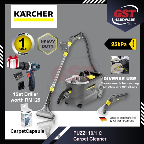KARCHER PUZZI 8/1 C SPRAY-EXTRACTION CLEANER  1.100-225.0 Carpet Cleaners  Professional Cleaning HOME