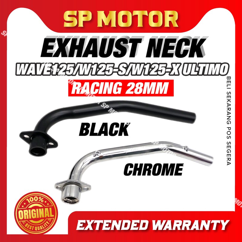 Exhaust Neck WAVE125 / Wave125S Wave X Ultimo STANDARD 22mm / RACING ...
