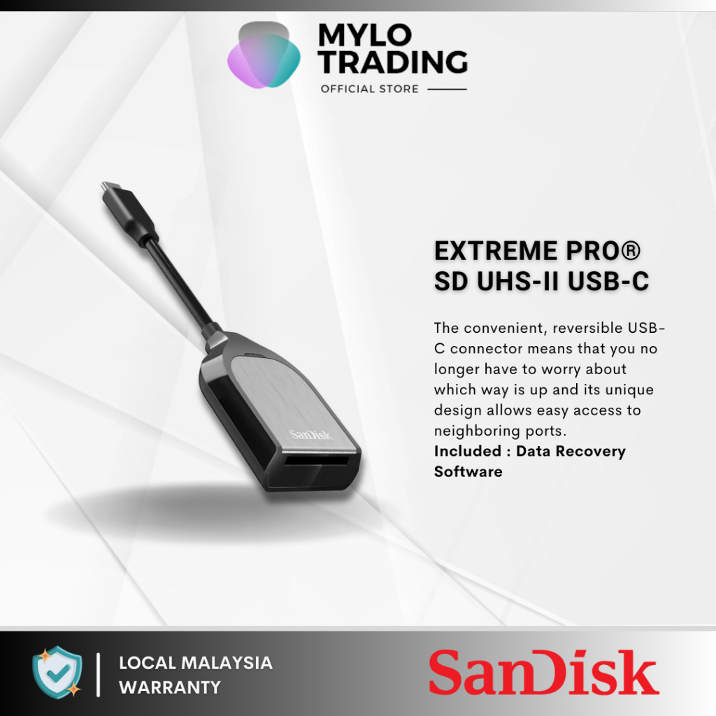 SanDisk Extreme PRO SD Card USBC Reader SDDR409G46 Shopee Malaysia