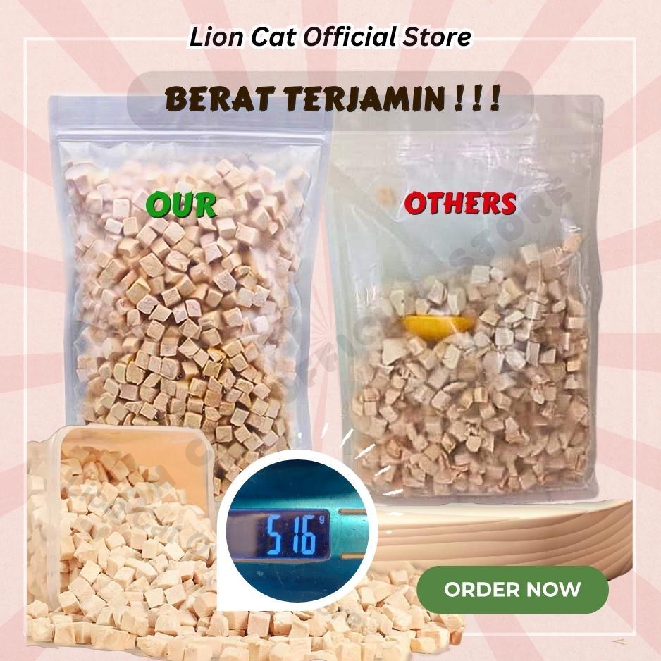 Booster Gemuk Kucing Makanan Kering Freeze Dried Pet Food 500g Cat Food Cat Treats Cat Snack Hangat 