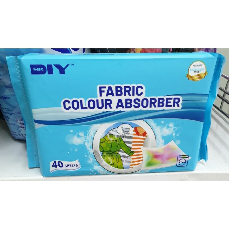 Mr DIY Brand Fabric Colour Absorber 40 Sheets Per Packet Shopee Malaysia