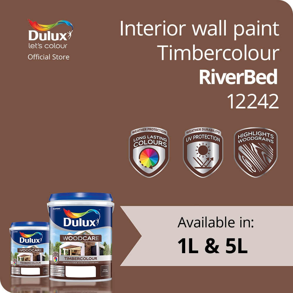 Dulux Timbercolour - RiverBed (12242) (Wood Care) | Shopee Malaysia