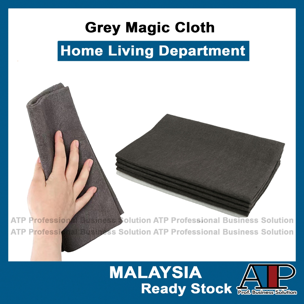 Cleaning🧽 Grey Magic Cloth Kitchen Cleaning Cloth Mirror Cleaning Artifact Household Magic