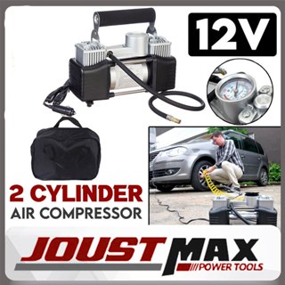1104# / YT-202 12V Double Cylinder Portable Car Tyre Inflator Air Pump Air  Compressor