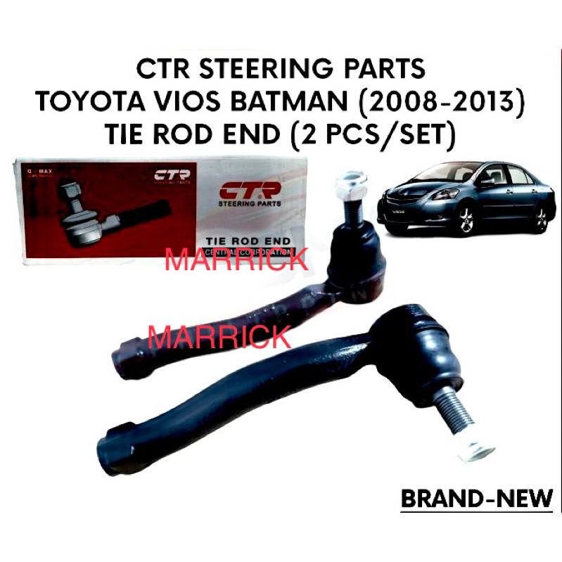Toyota Vios NCP93 tie rod end CTR Korea 2 pieces Shopee Malaysia