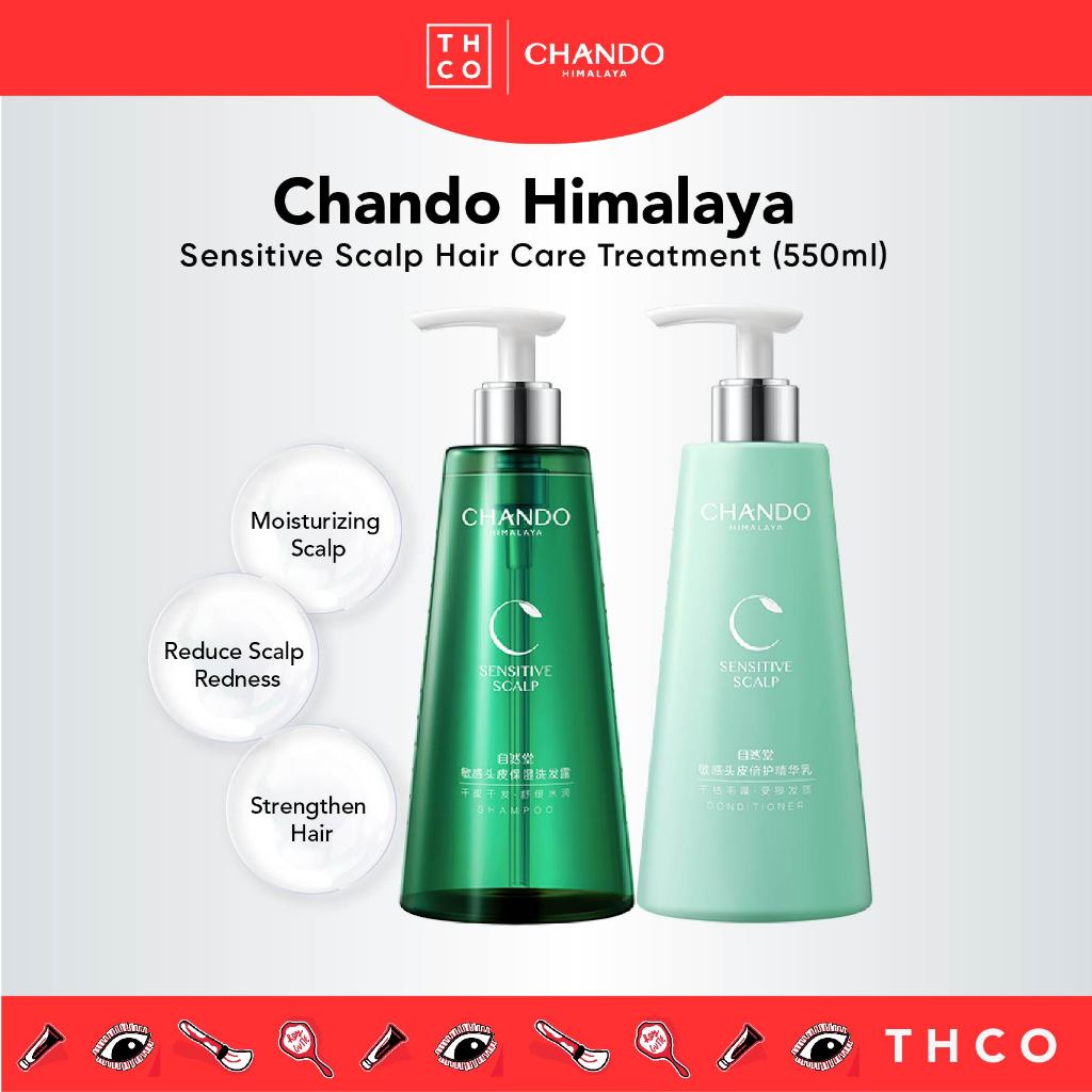 CHANDO Himalaya Sensitive Scalp Hair Care Treatment Shampoo 自然堂干皮干发 ...