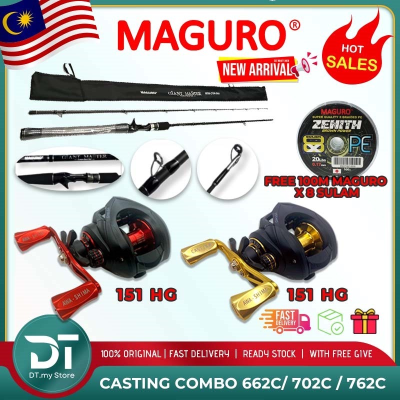 💎COMBO SET💎 AWASHIMA CASTIKA 151Hg + MAGURO GIANT MASTER + MAGURO X8 ...