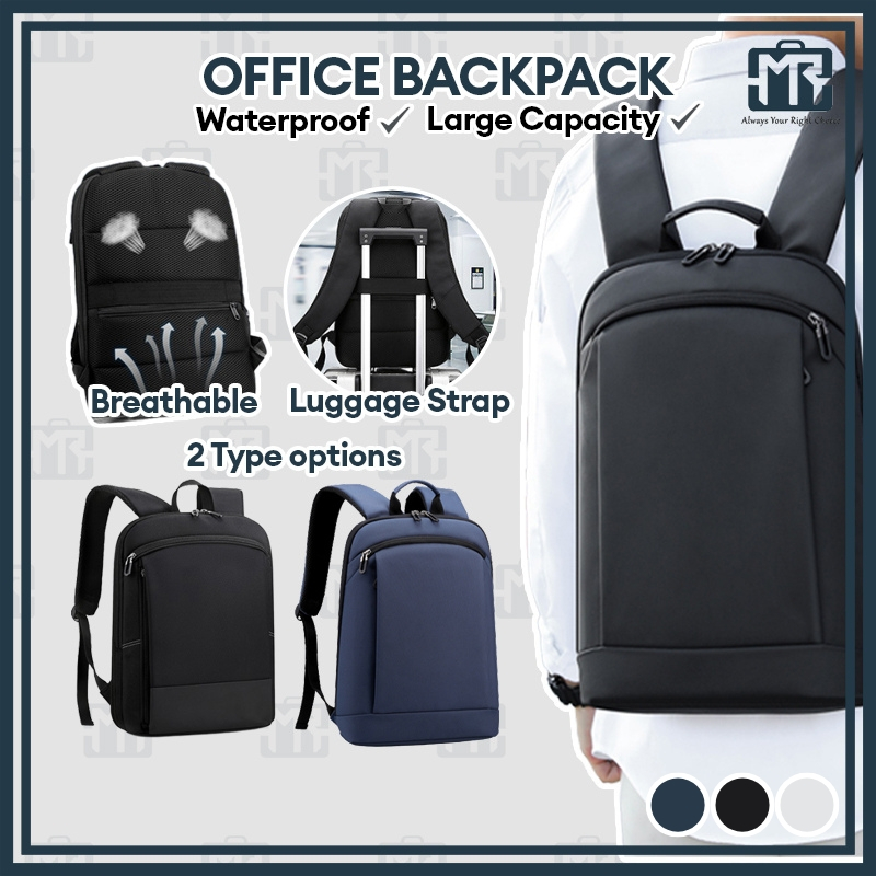 MR Office Laptop Backpack Business Water Resistant Bag Large Capacity Casual Travel Bag College Bag Office Beg Shopee Malaysia