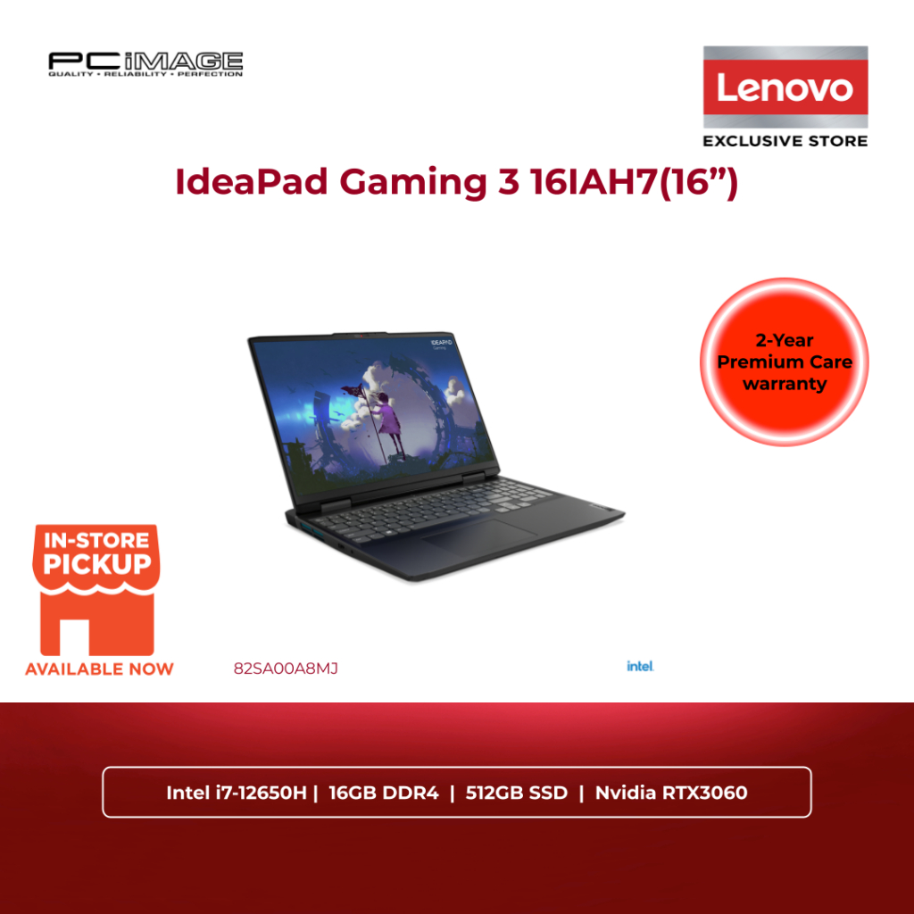 Lenovo Ideapad Gaming 3 16IAH7 16