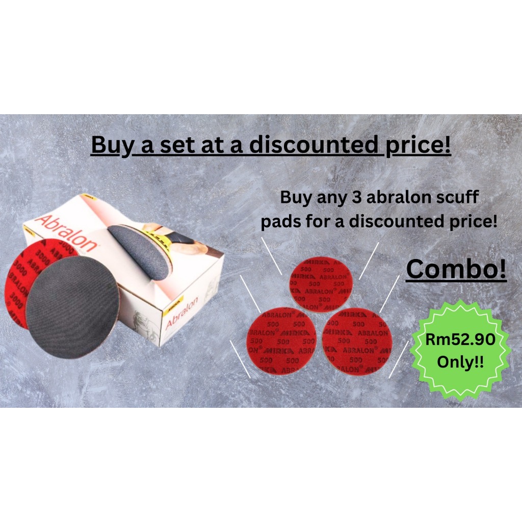 Multipurpose Bowling Abralon Sanding Pads Shopee Malaysia