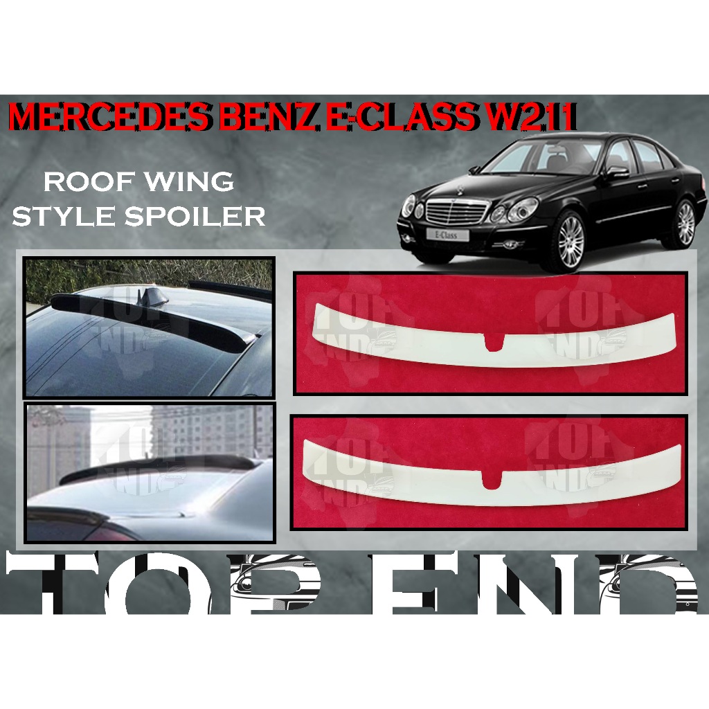 thumbnail image 2 of Unpainted RL Style Roof Spoiler For Mercedes-Benz W211 E-Class 4Dr (2003-2005) 2 of 2