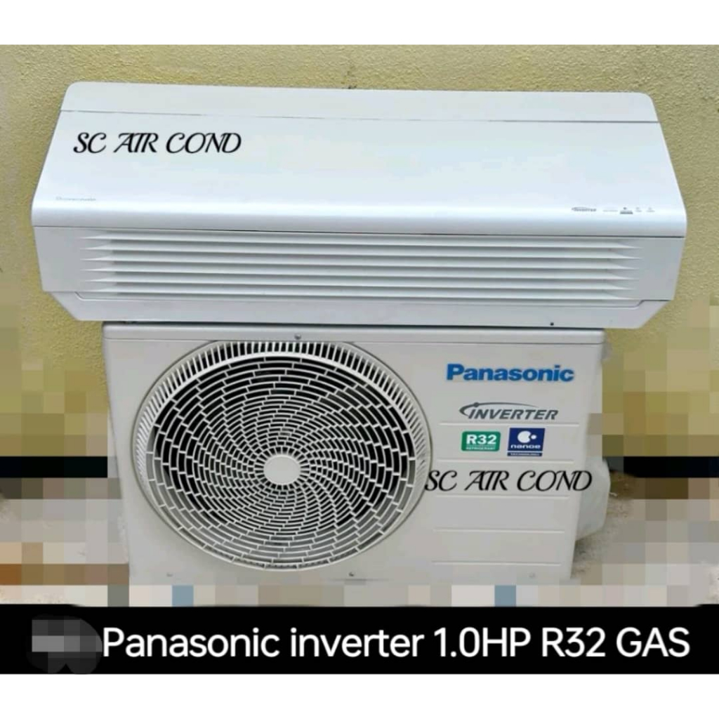 Second Hand Panasonic 1.0HP Inverter Special Air Cond R32 GAS