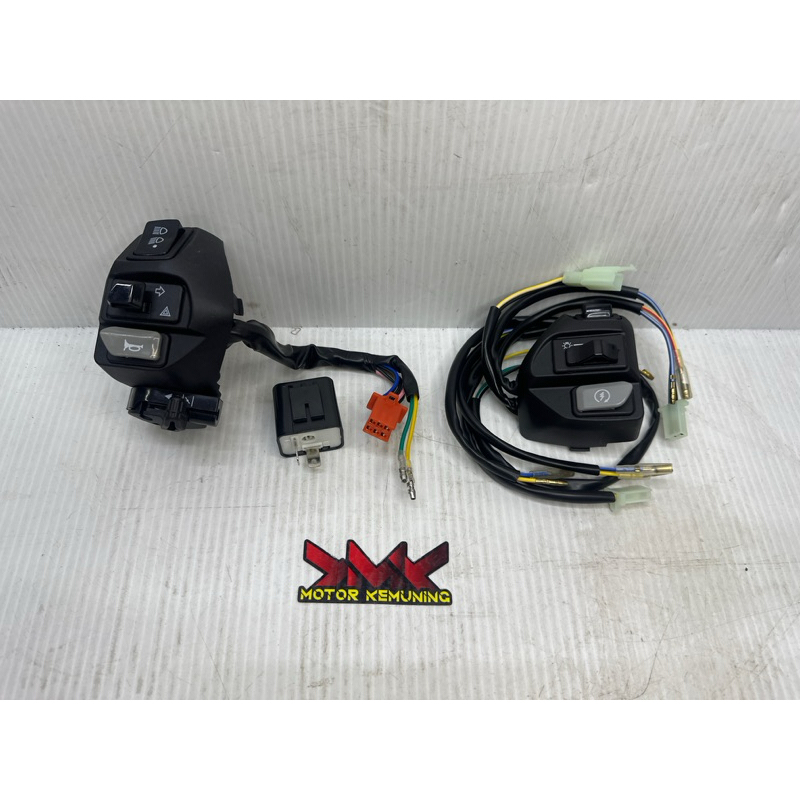 SWITCH SUIS 135LC V1-V7 KIRI KANAN MODI SIGNAL LAMPU EMERGENCY ON OFF ...