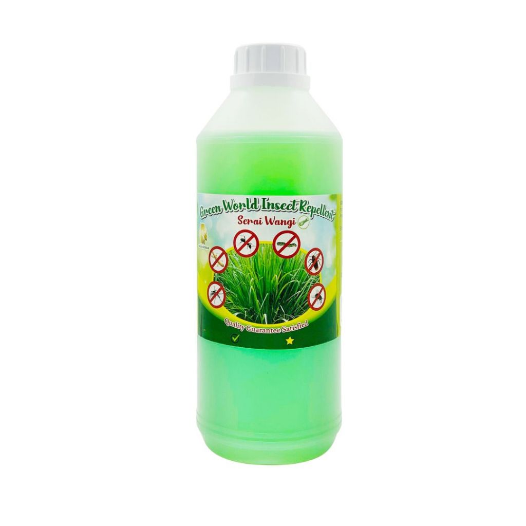 Green World Insect Repellent 1000ml Refil Spray Serangga dalam kereta