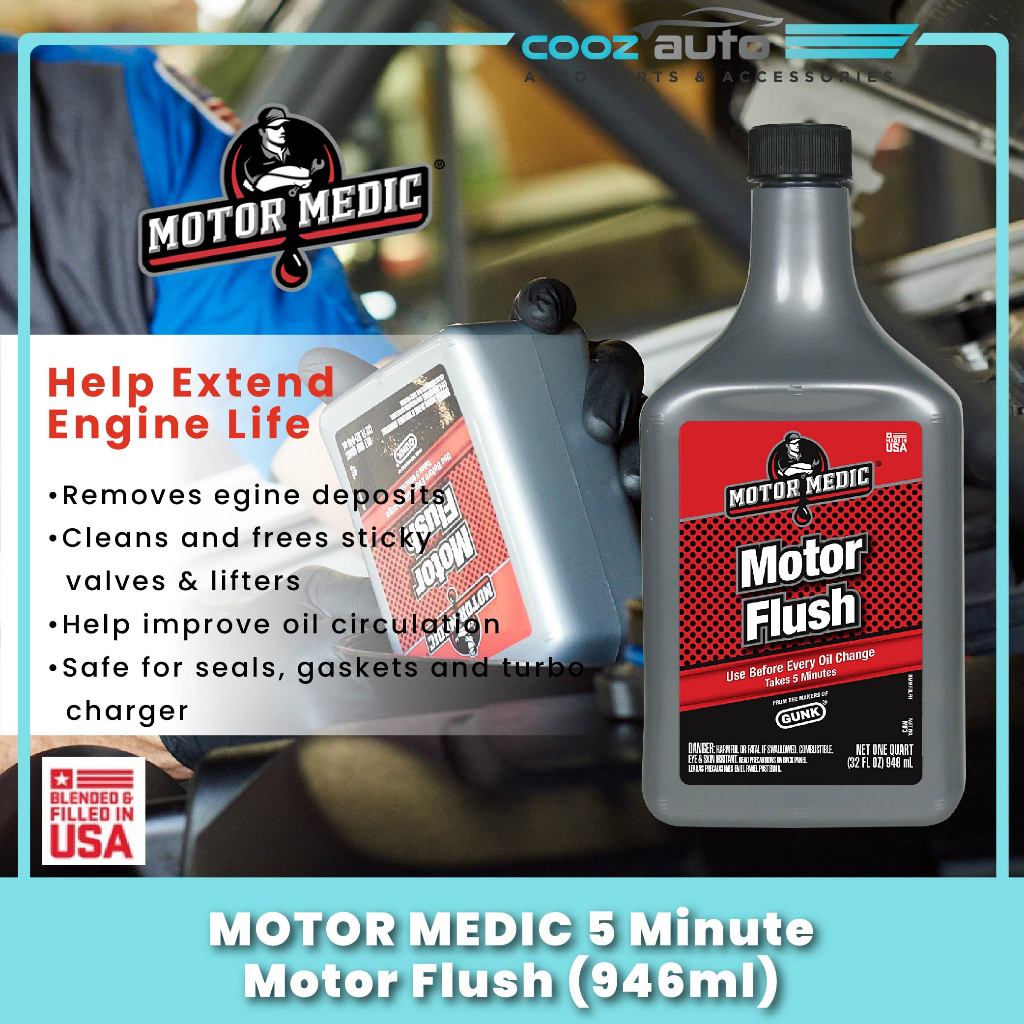 [ CLEARANCE ] MOTOR MEDIC 5 Minute Motor Flush (946ml) Shopee Malaysia
