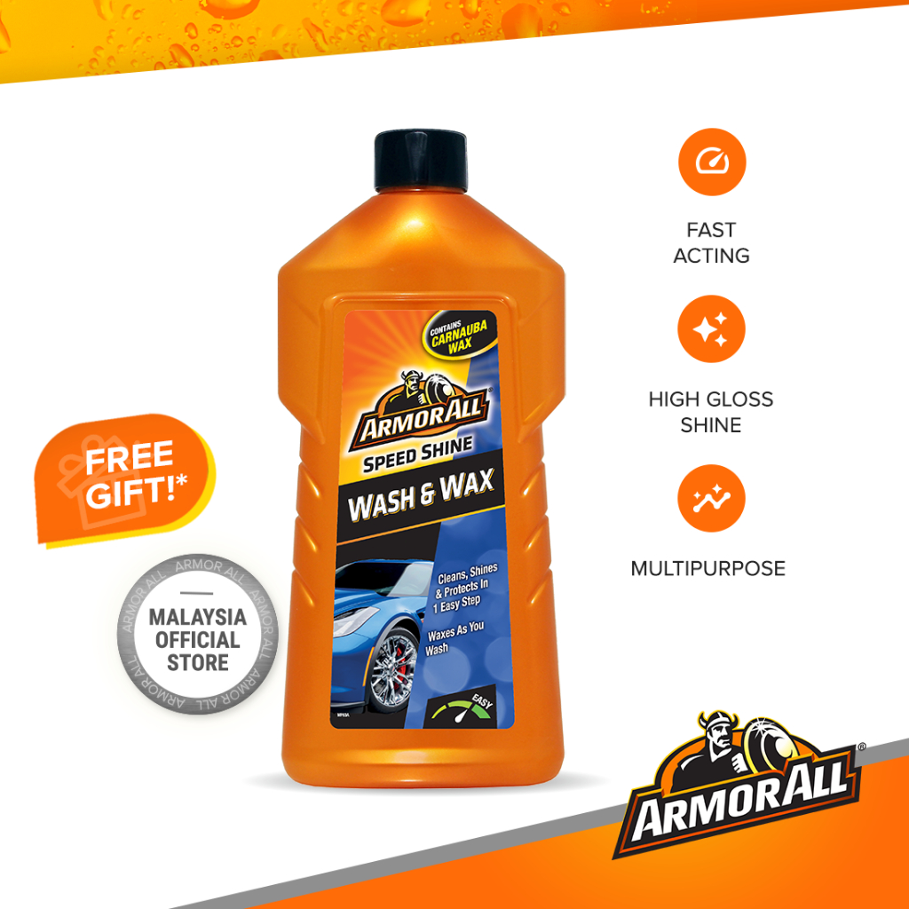 ARMOR ALL Wash and Wax (1L/500ml) | Shopee Malaysia