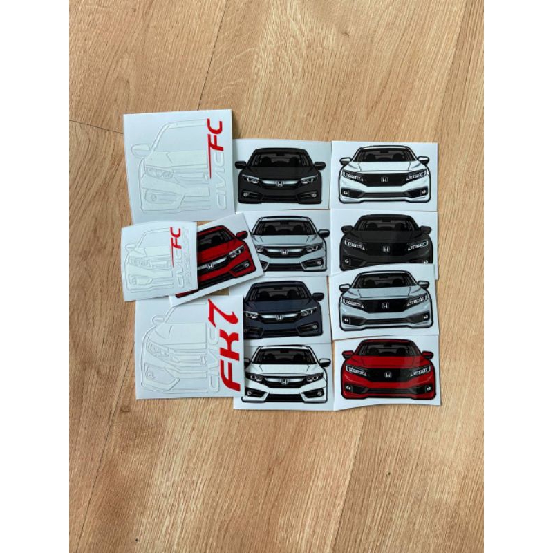 Honda Civic FC FK7 UV STICKER | Shopee Malaysia