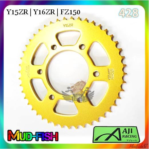AJI RACING HARDEN STEEL SUPER GOLD SPROCKET FOR YAMAHA Y15ZR Y16ZR