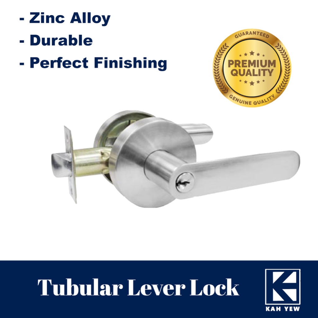 [READY STOCK] VSP 8007 Tubular Entrance Door Lever Lock With Key