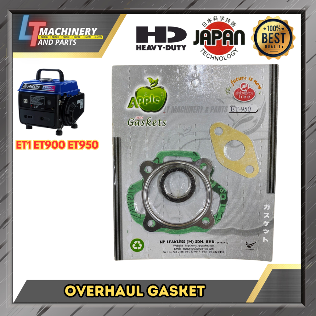 Yamaha ET1 ET900 ET950 Overhaul Gasket | Shopee Malaysia