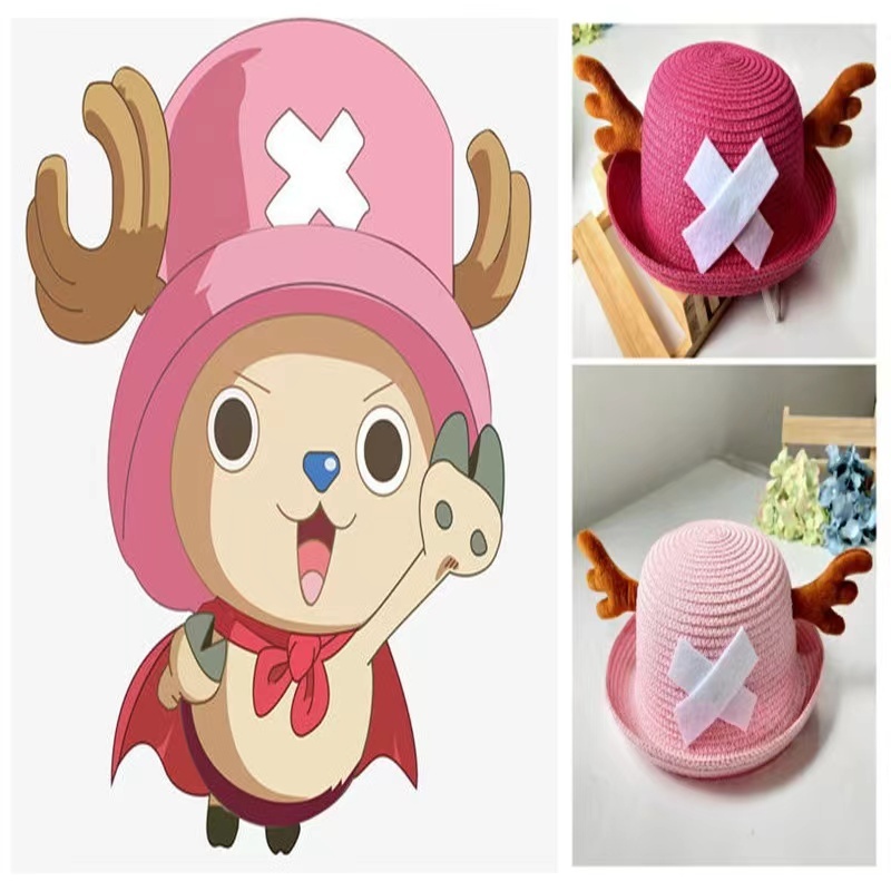 Straw Hat One Piece Luffy Shanks Chopper Hat Cosplay Sun Protection