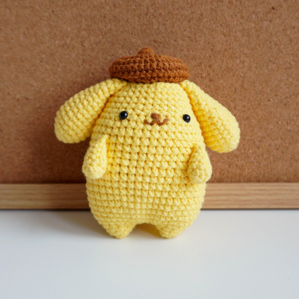 Handmade Crochet Pompompurin Keychain | Plushie Amigurumi | Gifts ...