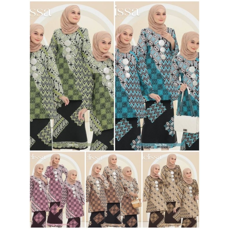 KURUNG BATIK RIAU MELISSA SUTERA DOBBY NURSING FRIENDLY Shopee