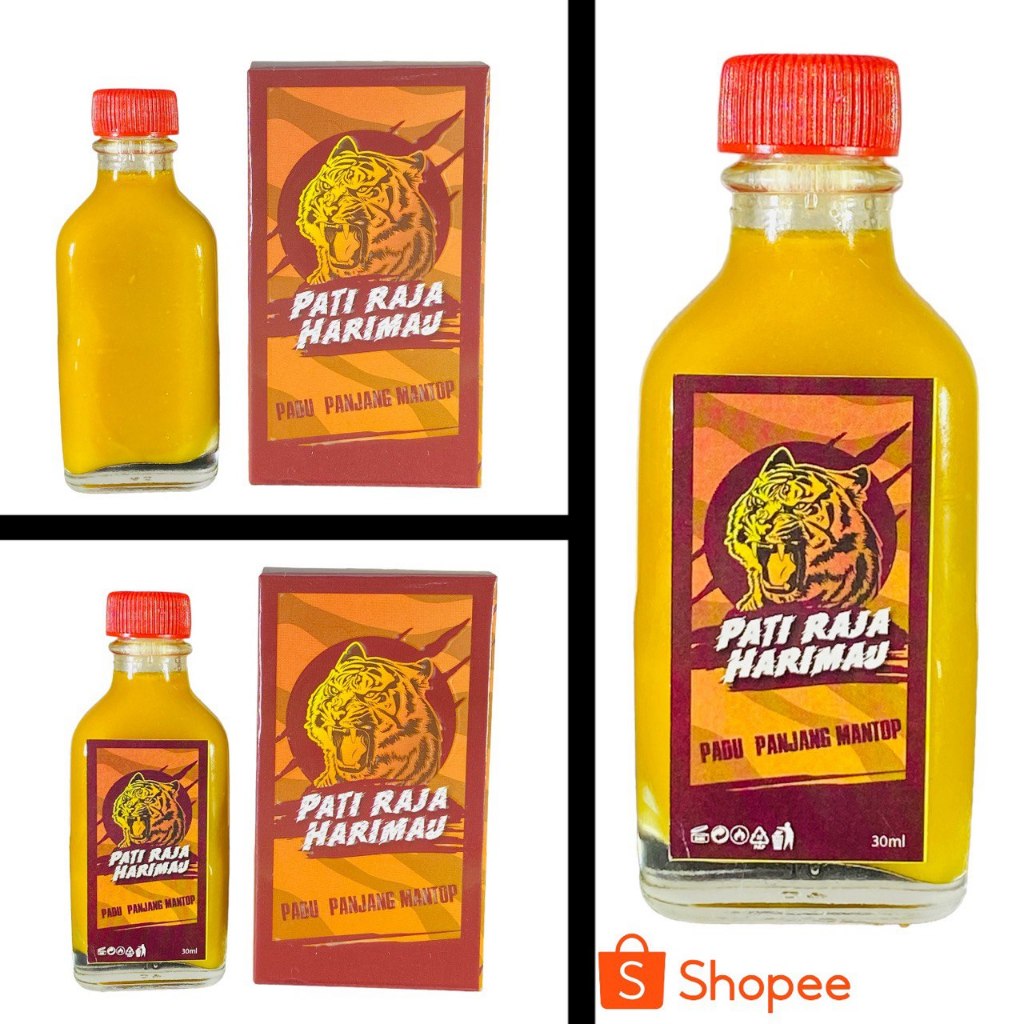 [ READY STOCK ] PATI RAJA HARIMAU ORIGINAL 30ML ORIGINAL Shopee Malaysia