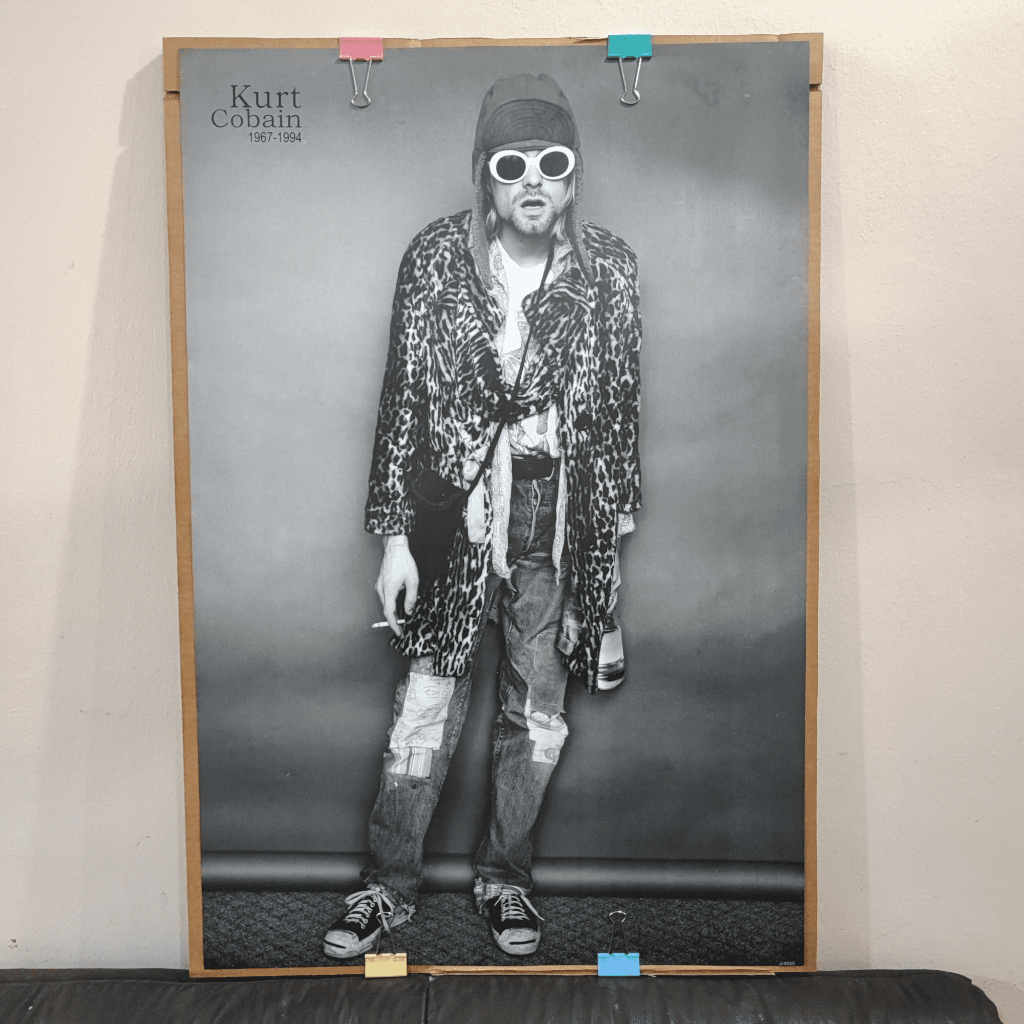 Nirvana Kurt Cobain Large Poster Wall Decoration | Shopee Malaysia