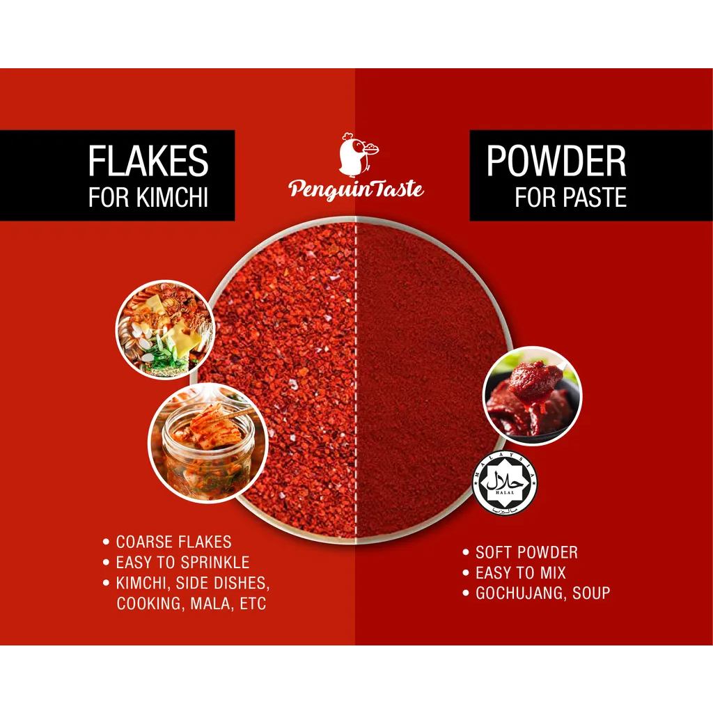 Halal Korean Chili Flake Chili Powder Korean Red Pepper Powder