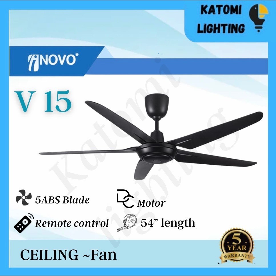Regair Inovo V15 DC Motor Ceiling Fan 8 Speed with Remote Control kipas
