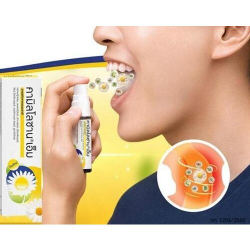 Kamillosan M Spray for Anti Bacterial Sore throat toothache and
