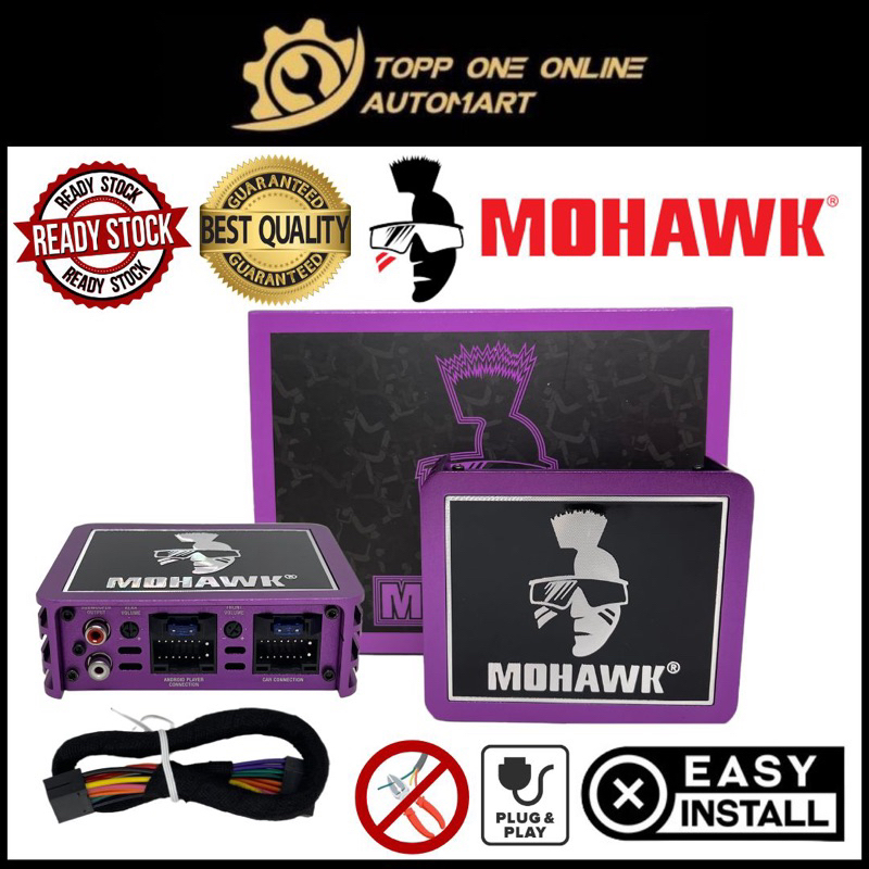 MOHAWK ANDROID PLAYER CAR DSP 4 CHANNEL PLUG & PLAY POWER AMPLIFIER Shopee Malaysia