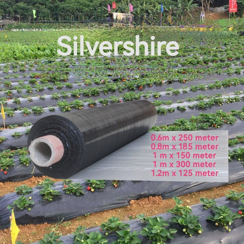 1 Roll Silvershine Roll Irrigation Cover Plastik Fertigasi Penutup ...