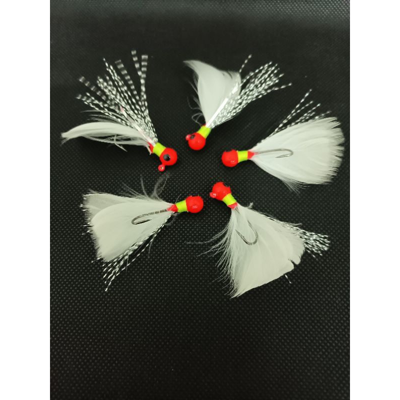 bulu chap dengan jig head 3.5g,7g,10g killer tarpon & PB special kaler ...