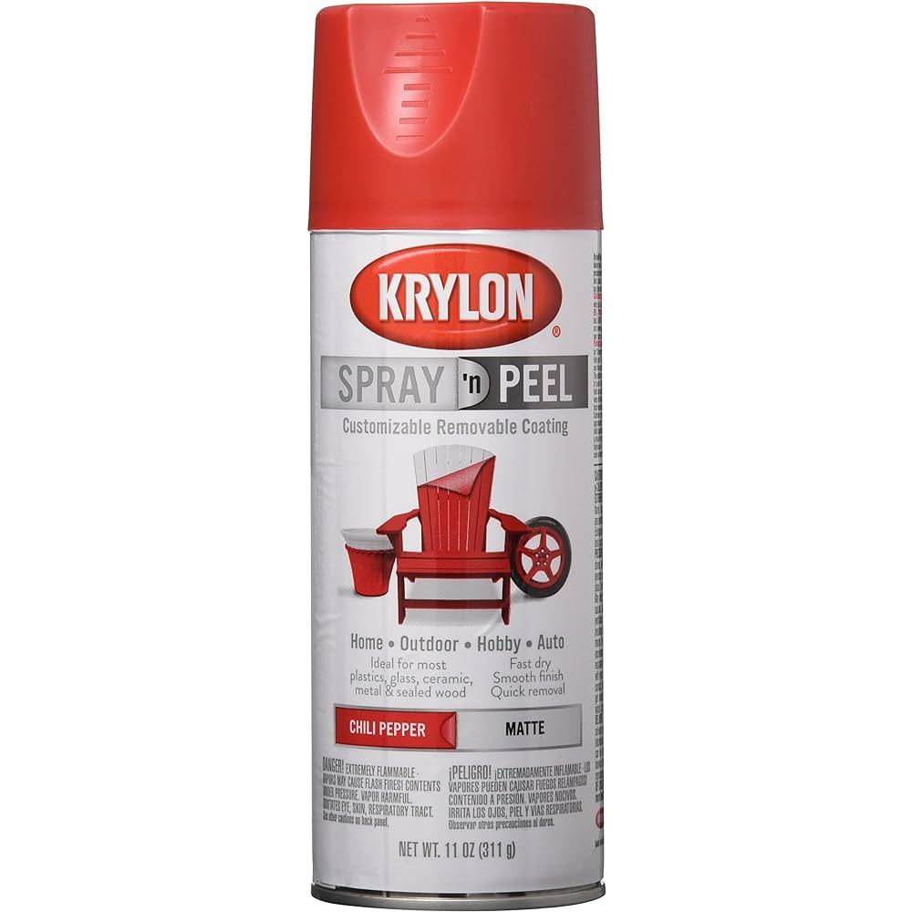 🇺🇸 Krylon Spray Peel 'n Matte Chili Pepper - 311g 